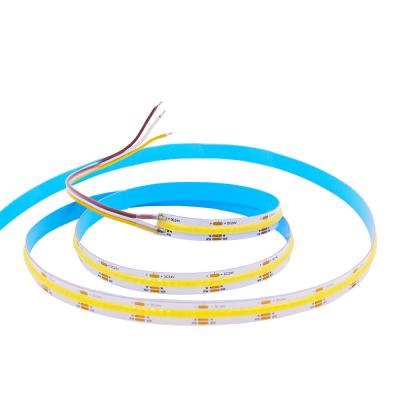 China RA90 Warm / Cool White COB Tape Light Linear Dimmable LED Band for sale