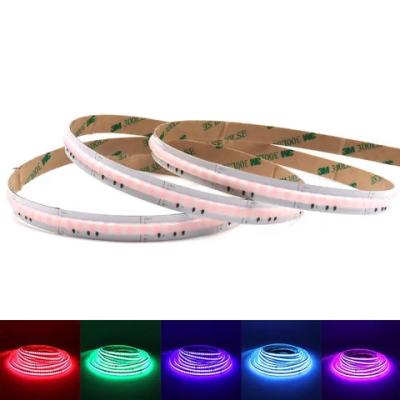 China Flexible COB LED Light Tape Colorful Mobile APP Controlled for sale