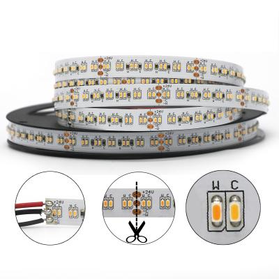 China Dual Color Temperature SMD 2110 High CRI LED Strip Ip20 Non Waterproof 24v for sale