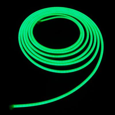 China Green 8×16mm Led Neon Flex Tube Light IP67 12v Led Flexible Tube Strip for sale