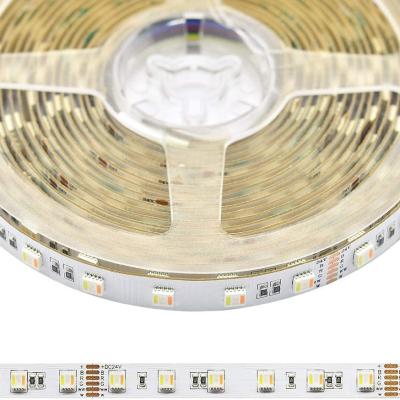 China 5 Meter Rgbw Cct Led Strip Light 3m Adhesive 5In1 Chip Double Layer FPCB for sale