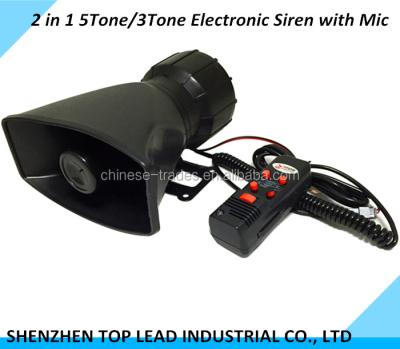 China AUTO 5 Tones Siren with Microphone for sale