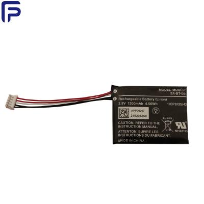 China 3.8V 1250mAh Ultrathin Rechargeable Lithium Polymer Batteries 7.67mm Thickness for sale