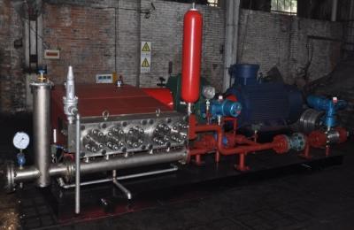 China Five Cylinder Horizontal Plunger Pump For Crude / Produced Oil Delivery for sale