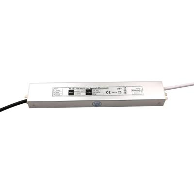 China Waterproof IP67 Slimline LED Driver 12V 80W ERP Constant Voltage LED Power Supply for sale