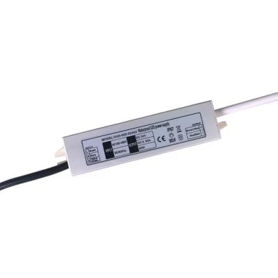 China Ip67 20 Watt Constant Voltage LED Driver Ac Dc 24 V Waterproof Dc 20w 24 Volt 830mA for sale
