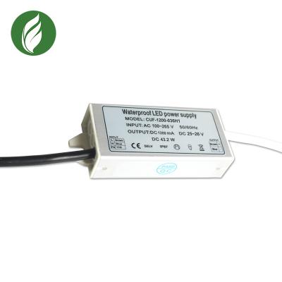 China Ultralight 40W Constant Current LED Driver Outdoor IP67 Waterproof for sale
