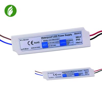 China SAA Lightweight 24V LED Strip Power Supply , Flameproof LED Driver For LED Strip for sale
