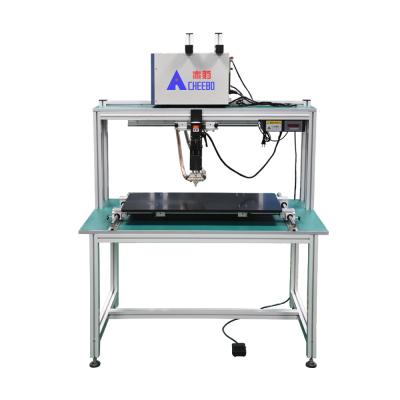 China Semi automatic guide rail desktop spot welding machine for cylindrical lithium batteries en venta