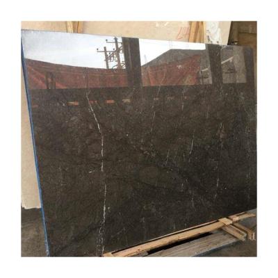 China Good Quality Modern Ombre Olivium Gray Marble with White Black Vein Ash Gray Olive Brown Maron Marble for sale