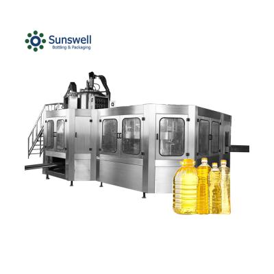 China Automatic Edible Oil Filling Machine 5l Piston Type 5000BPH for Cooking Oil for sale