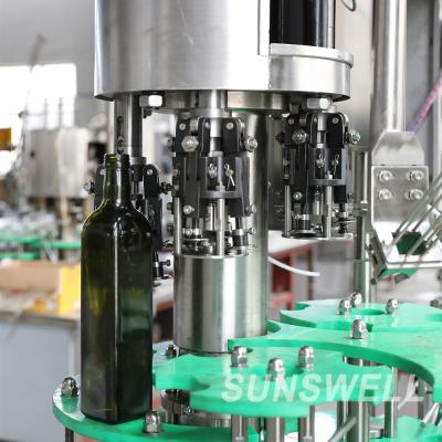 Chine Huile de table de Sunswell 100ml-1000ml mettant la machine en bouteille de remplissage liquide à vendre