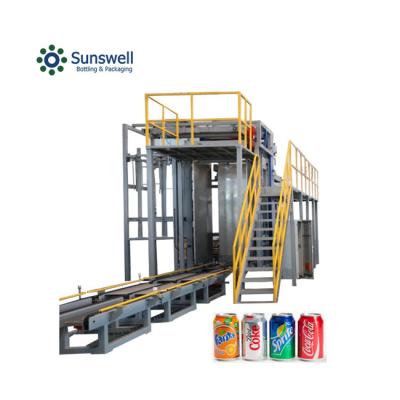 China High Level Empty Tin Can Depalletizer Machine 3100mm For Canning Line à venda