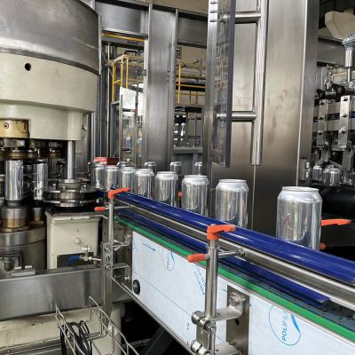 China 1500 - 36000CPH Aluminum Can Carbonated Beverage Filling Line Full Automatic for sale