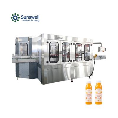 China Complete Fruit Juice Production Line Gravity Filling Fruit Juice Bottle Filling Machine for sale