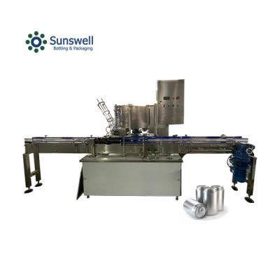China 150mm Carbonated Capping Beverage Can Machine 50pcs / Min Soda Water Can Filling for sale