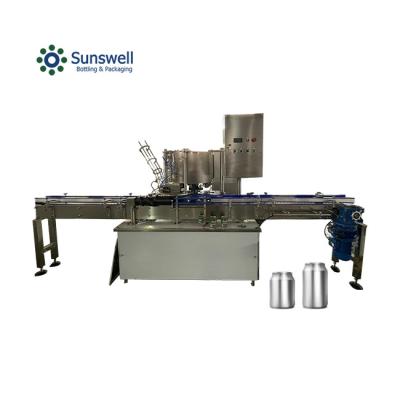 China Soda Water ISO Aluminum Beverage Can Filling Machine Can Sealing Transparent for sale