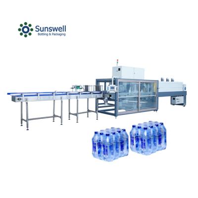 China Thermo Packaging Shrink Wrapping Machine Soft Drink PET Glass Bottle Heat en venta
