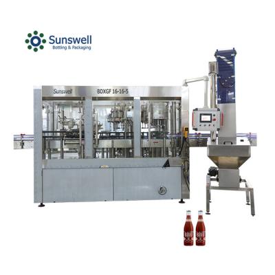 China High Quality Glass Bottle Soda Filling Machine Carbonated Drink Filling Production Line Glass Bottle Filling Machinery for sale