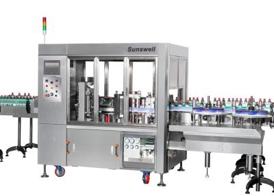 China Linear Type Round And Square Bottle Labeling Machine , Sticker Applicator Machine for sale