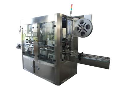 China Fully Automatic Round/Square Bottle PVC Film Double Heads Sleeve Labeling Machine for Bottle Packaging for sale
