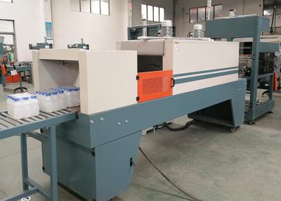 China Fully - Automatic Wine Bottle Shrink Wrap Machine With Pad Or Tray , High - Speed for sale