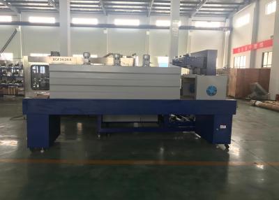 China Automatic Shrink Film Wrapper Machine / Packer Equipment For Bottle Can Carton Pad Tray for sale