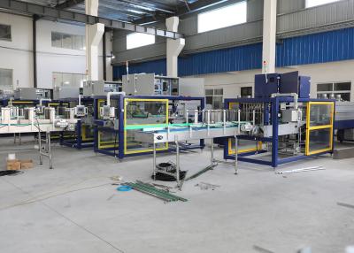 China PE Film 8-12 Packs / Minute Shrink Wrap Machine For Packaging Bottles for sale