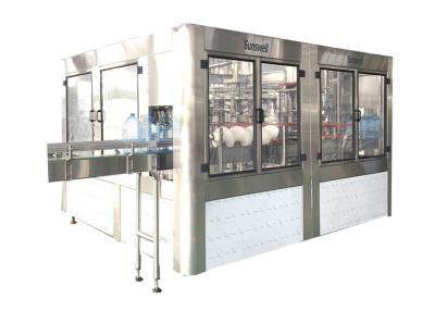 Chine Machines de remplissage automatiques de l'eau de mise en bouteilles 3L/10L/15L, rinçant la machine de capsulage remplissante à vendre