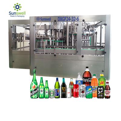 China Saft kohlensäurehaltige Getränk-Wasser-Flaschen-Füllmaschine-Aluminiumblechdose, die Maschine herstellt zu verkaufen
