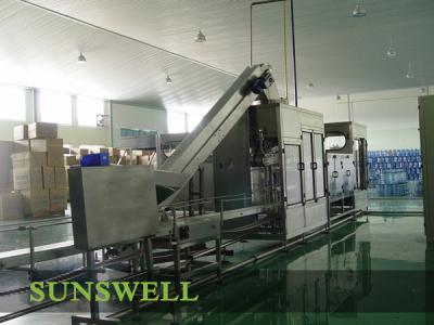 China Máquina de rellenar del agua Lleno-auto de 5 galones del acero inoxidable en venta
