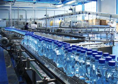 China Industrial  Mineral or sparkling Water Filling Machines / PET bottle filling line system for sale