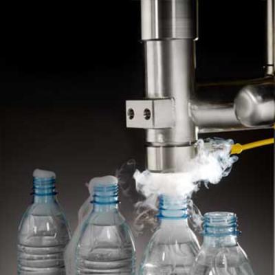 China Bottled Water 300 Cpm Liquid Nitrogen Dosing Machine for sale