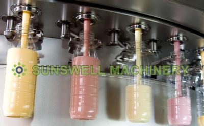 China Bottle Juice Juice Filling Machine / Juice And Tea Hot Filling Line for sale