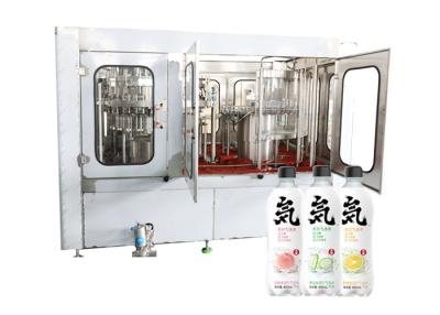 China OPP Labeler Rapid Flow Carbonated Filling Machine For Pet Bottles for sale