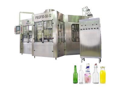 China Rinsing Filling Glass Bottle Alcoholic Carbonated Beer Can Filler Machine for sale