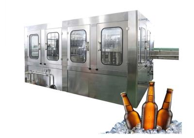 China 6000BPH Stainless Steel Screw Conveying Beer Filling Machine for sale