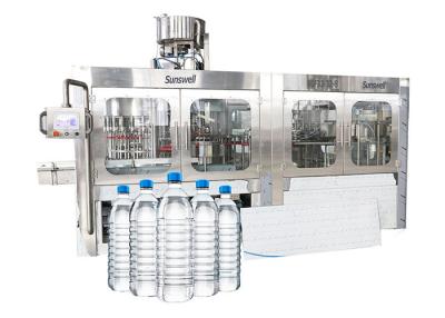 China Rotary PET Bottle Rinsing Filling Capping Monoblock Packing Machine for sale