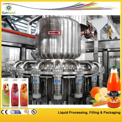 China Automatic Juice Filling Machine 3-In-1 For Fresh Fruit Plant for sale