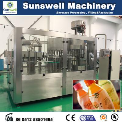 China Máquina de enchimento quente automática do suco de fruto fresco para o enchimento e tampar de lavagem à venda