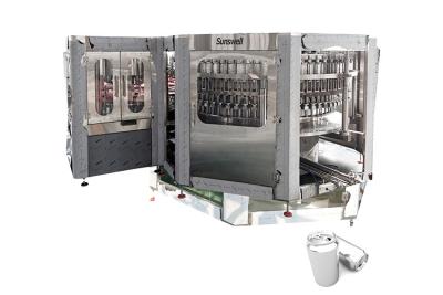 중국 음료를 위한 회전하는 탄산 알루미늄 깡통 충전물 기계 판매용