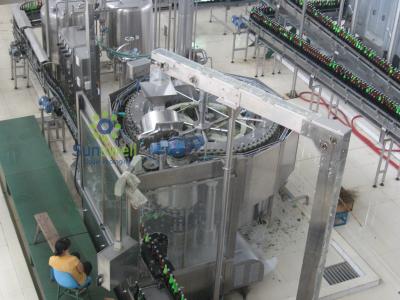 China Glass Bottle Beer Filling Machine Automatic Multi-Head With Multi-Room Feeding for sale