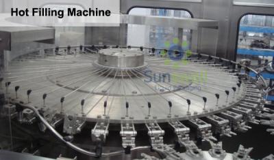 China 4 In 1 Monoblock Pulp Juice Hot Filling Machine for PET Bottles for sale
