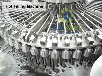 Chine Machine automatique de remplissage à chaud de PLC, chaîne de fabrication de jus de fruit de bouteille à vendre