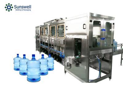 China 20L Bottle Mineral Water 5 Gallon Drum Filling Equipment 2000BPH for sale