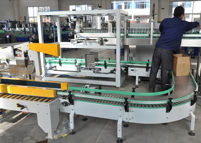 China Automatic Drop Down Carton Case Packer 30packs/Min Wrapping Machine for sale