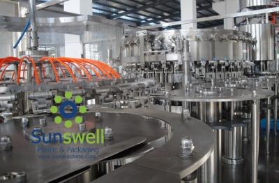 China Agua de soda automatizado embotellado máquinas de monoblock de llenado carbonatadas y equipo 3 en 1 en venta