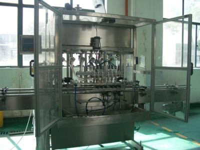 China Líquido automático máquina de enchimento pistão para bebidas de cosméticos, alimentos, creme, óleo à venda