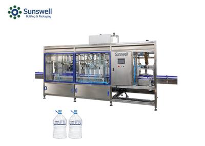 China Sunswell que embotella fábricas plásticas automáticas de la máquina de rellenar del agua de botella 5L en Turquía en venta