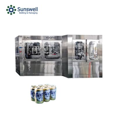 China Complete Aluminum Can Beverage Production Line A to Z Aluminum Can Beer Energy Drink Carbonated Filling Machine for sale